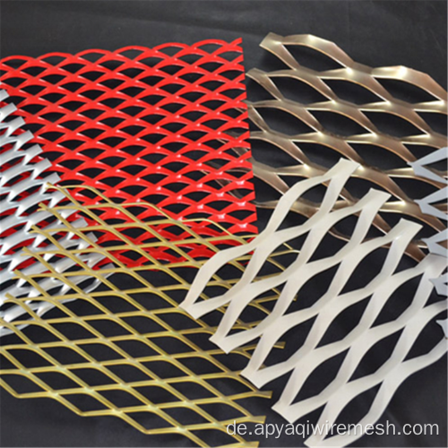 Diamantform -Stanze Aluminium Expandiertes Metallnetz